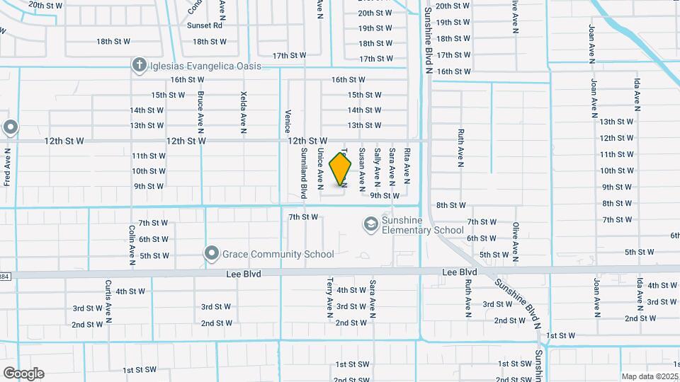 3506 9th St W Map and Location Details