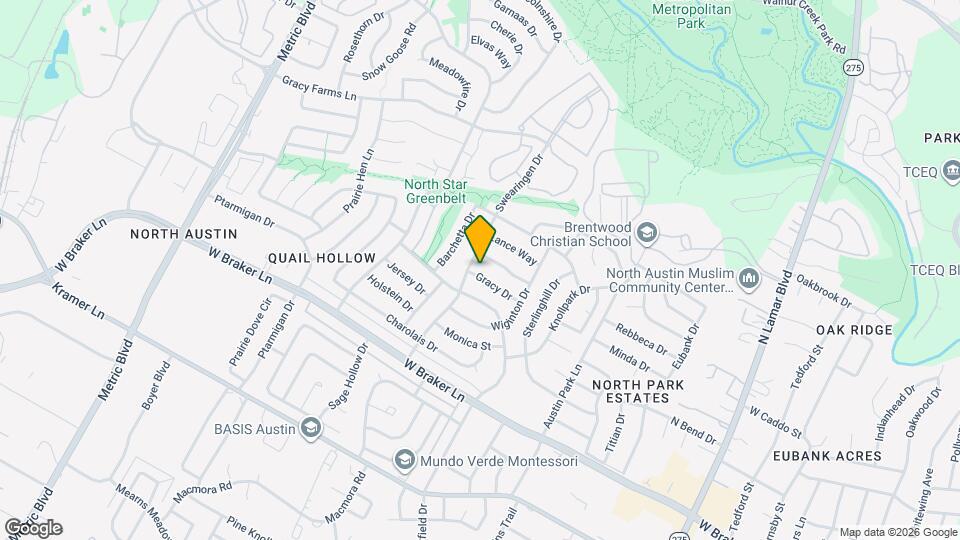 1426 Gracy Dr Map and Location Details