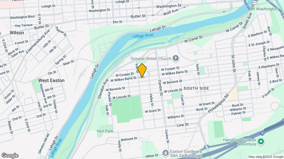 834 W Wilkes Barre St Map and Location Details