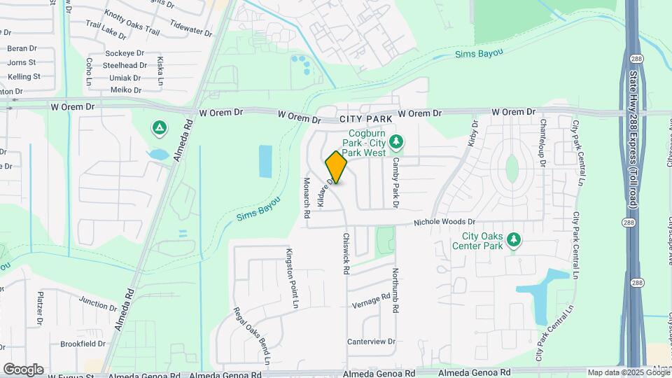 12643 Chiswick Rd Map and Location Details