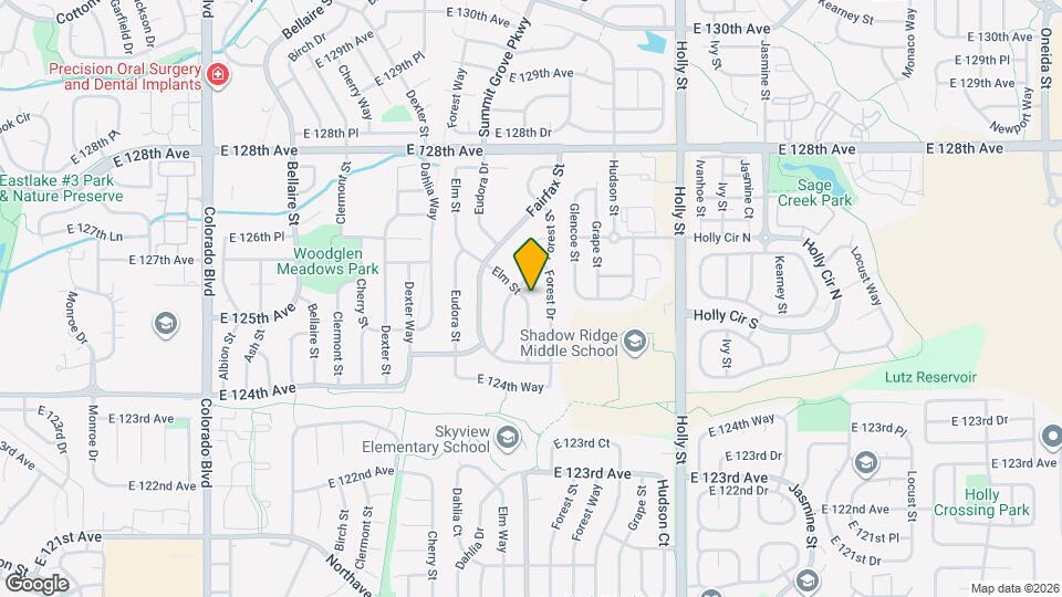 12610 Elm St Map and Location Details