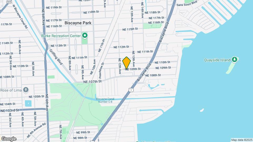1242 NE 109th St Map and Location Details