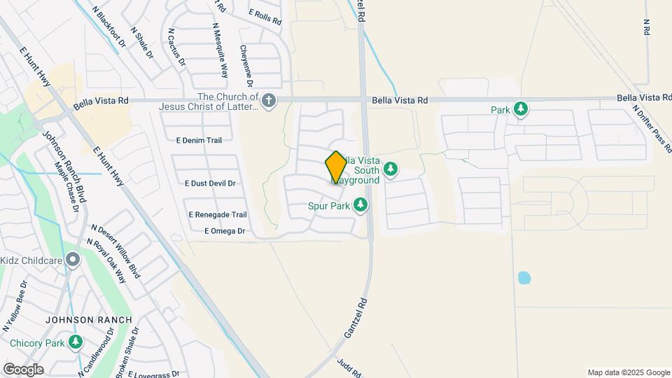 1895 E Desert Rose Trail Map and Location Details