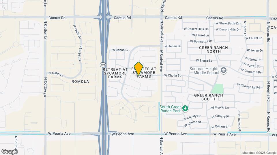 16453 W Yucatan Dr Map and Location Details