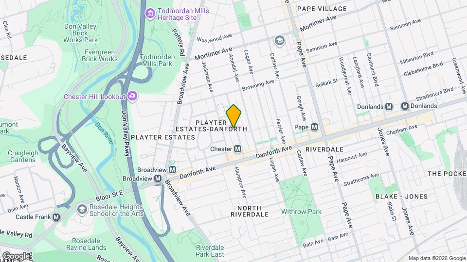 72 Chester Ave Map and Location Details