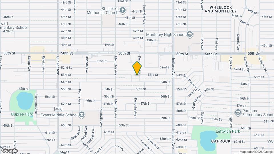 5326 Kenosha Ave Mapa y Detalles de la Ubicación