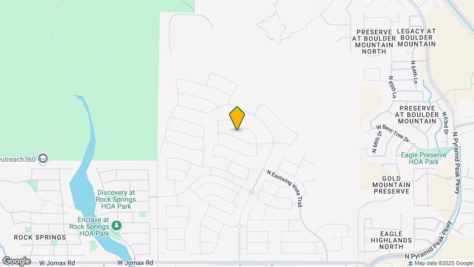 7168 W Hedge Hog Pl Map and Location Details
