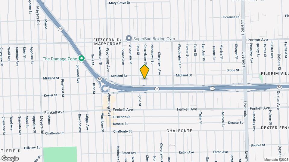 15485 Cherrylawn St Map and Location Details