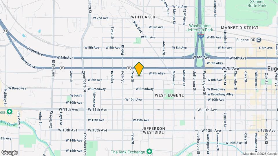 1131 W 8th Ave Map and Location Details