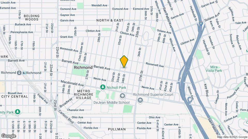 3321 Barrett Ave Map and Location Details