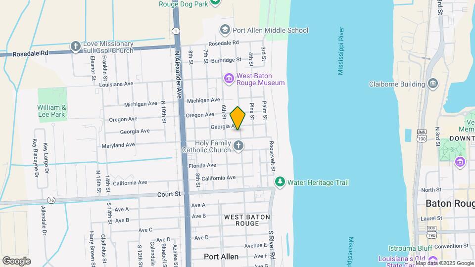 529 N Jefferson Ave Map and Location Details