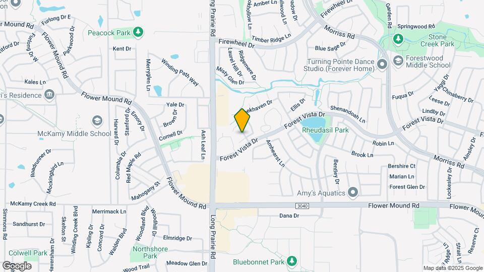 2505 Woodhaven Dr Mapa y Detalles de la Ubicación
