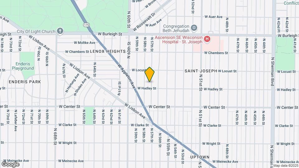 2821 N 57th St Map and Location Details