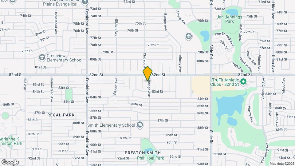 8210 Chicago Ave Map and Location Details