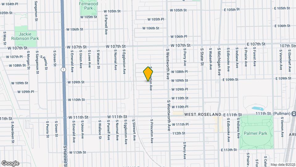 309 W 109th St Map and Location Details