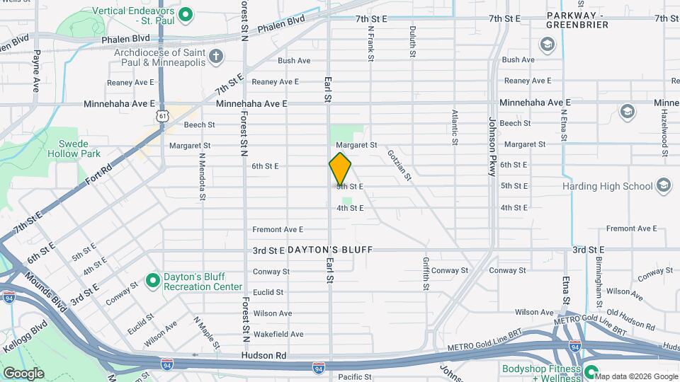 1074 5th St E Map and Location Details