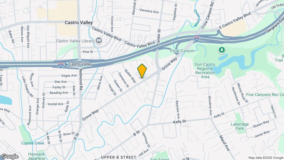 2836 Grove Way Map and Location Details