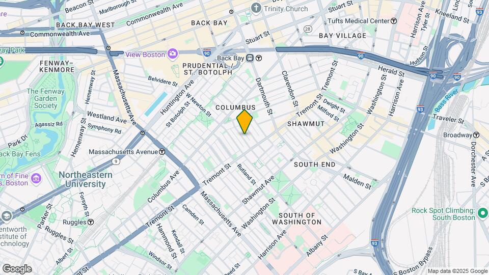 101 Pembroke St, Unit 2 Map and Location Details