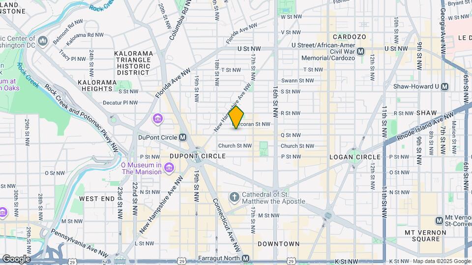 1735 Q St NW Map and Location Details