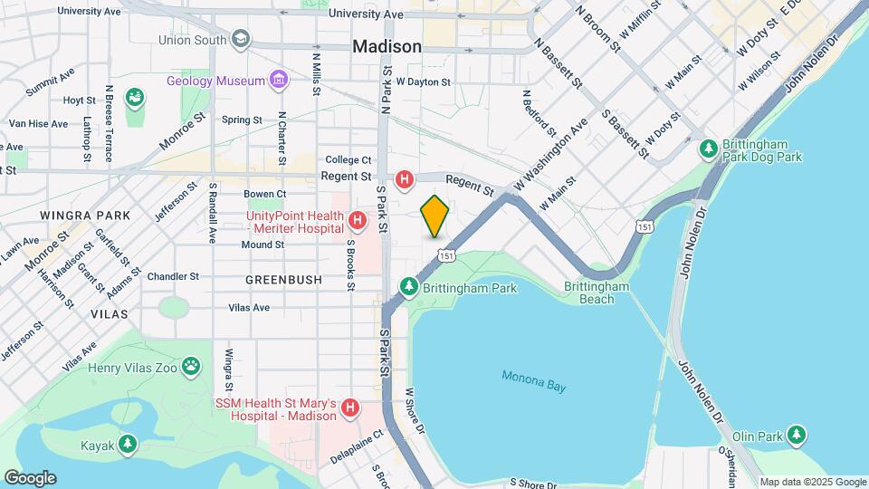 Brittingham Apartments Mapa y Detalles de la Ubicación