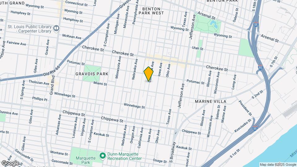 3557 California Ave Mapa y Detalles de la Ubicación