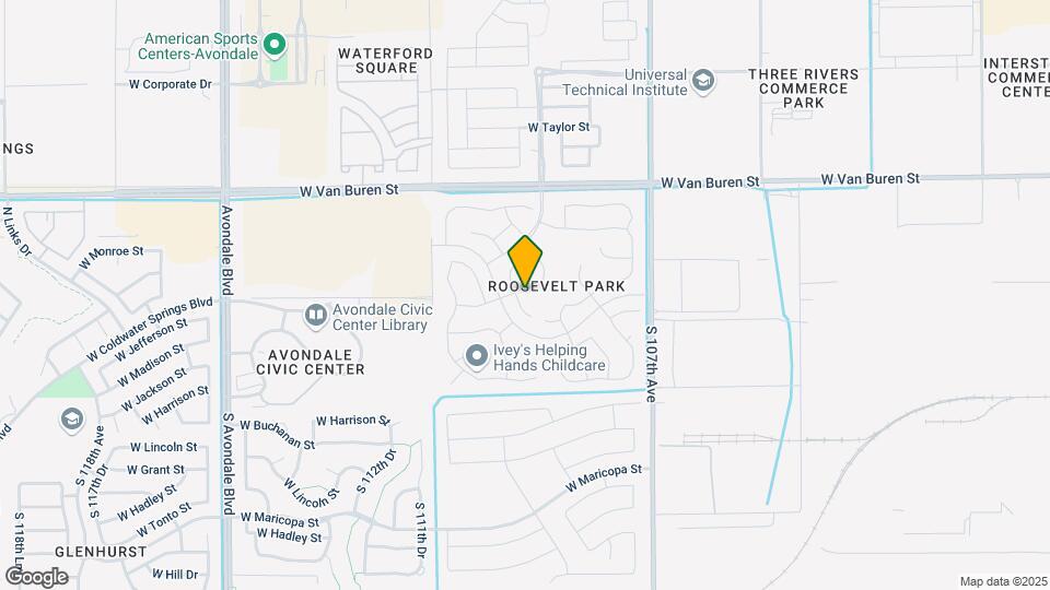 117 N 109th Dr Mapa y Detalles de la Ubicación