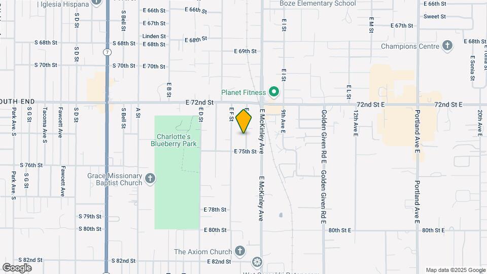 7406 E G St Map and Location Details