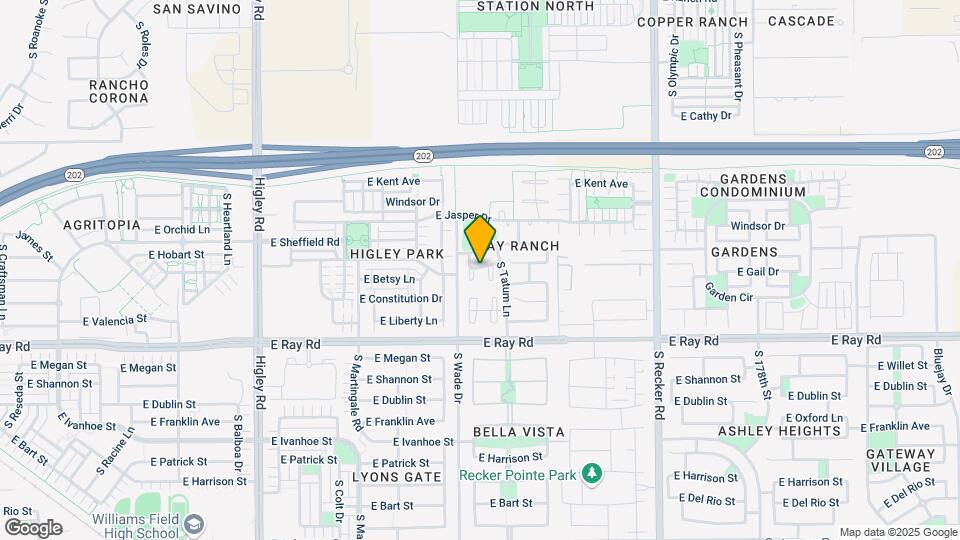 3649 E Orchid Ln Map and Location Details