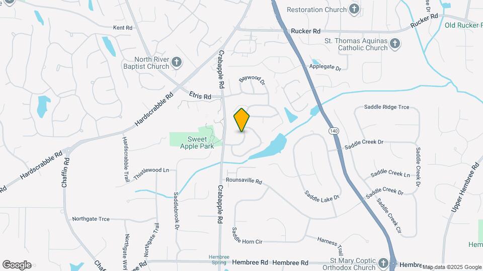 11080 Crabapple Lake Dr Map and Location Details