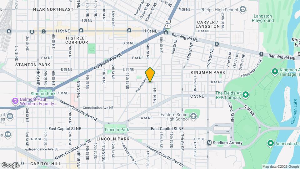 337 14th St NE Map and Location Details