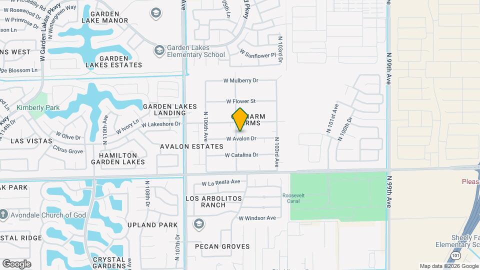 10442 W Avalon Dr Map and Location Details