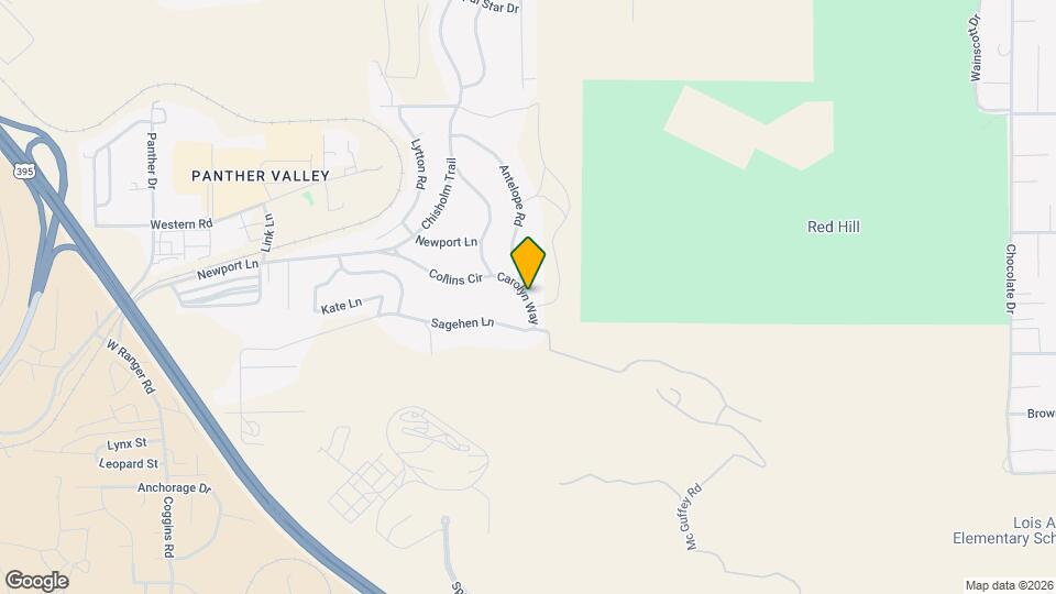 1930-1990 Carolyn Way Map and Location Details