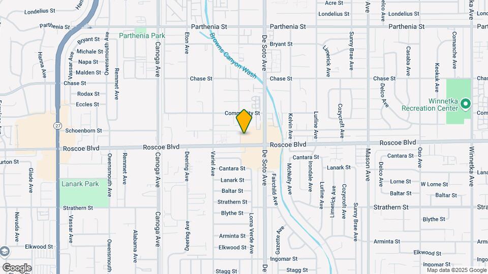 20951 Roscoe Blvd Mapa y Detalles de la Ubicación