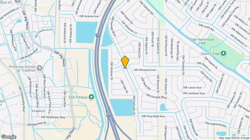 2217 SW Halissee St Map and Location Details