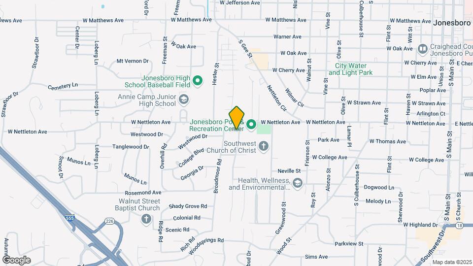1409 Brookhaven Rd Map and Location Details