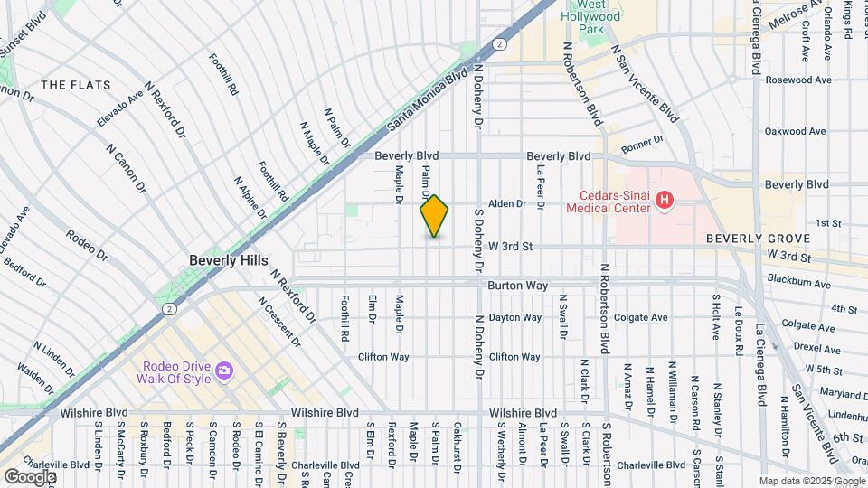 9191 W 3rd St Map and Location Details