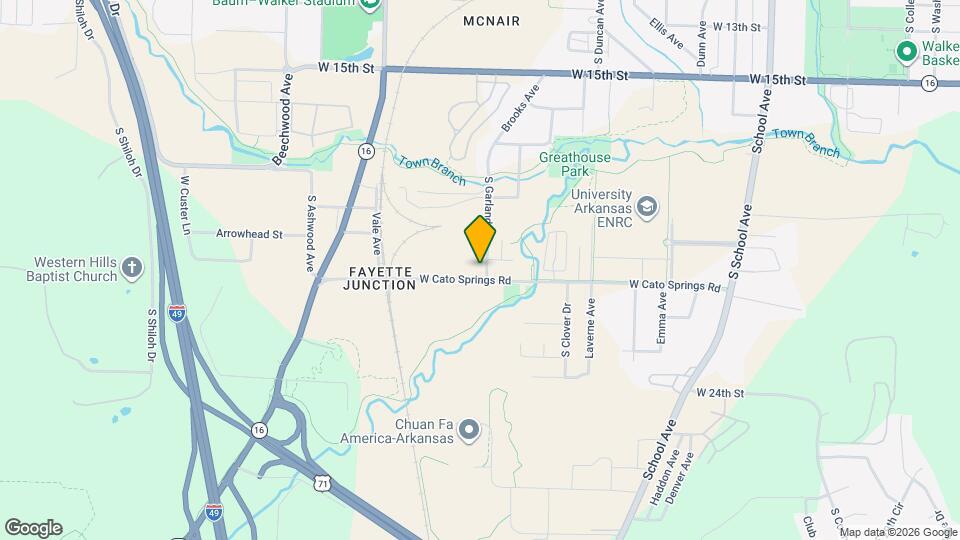 1120 W Cato Springs Rd Map and Location Details