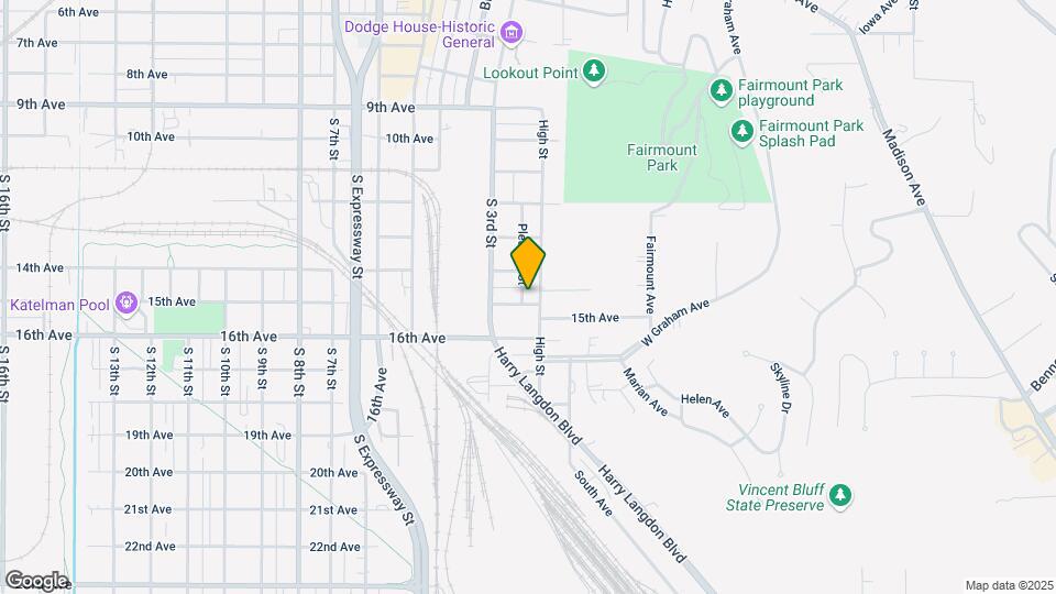 1425 Pleasant St Mapa y Detalles de la Ubicación