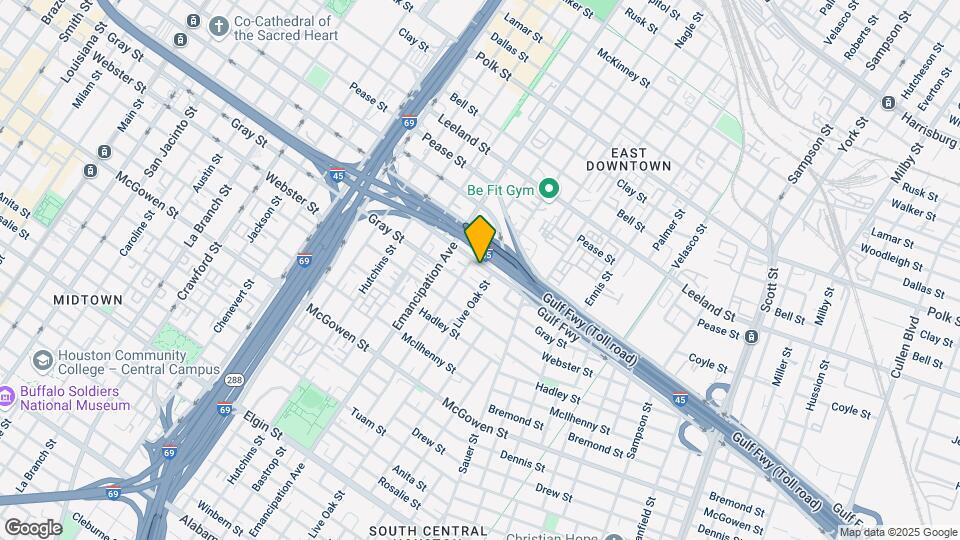 2010 Live Oak St Map and Location Details