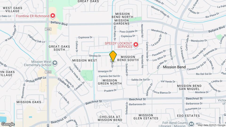 7431 La Pl Dr Map and Location Details