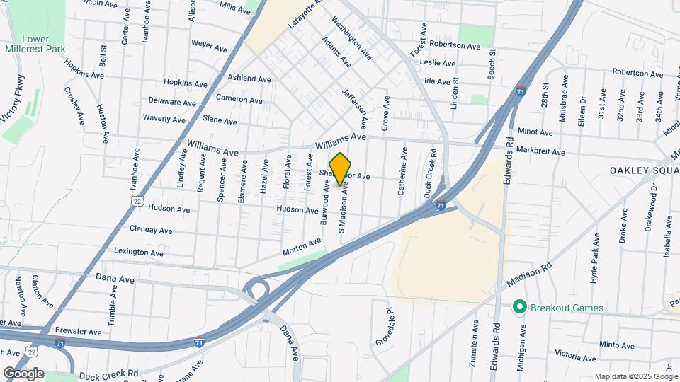 3927 S Madison Ave, Unit 3927 S Madison Ave Map and Location Details
