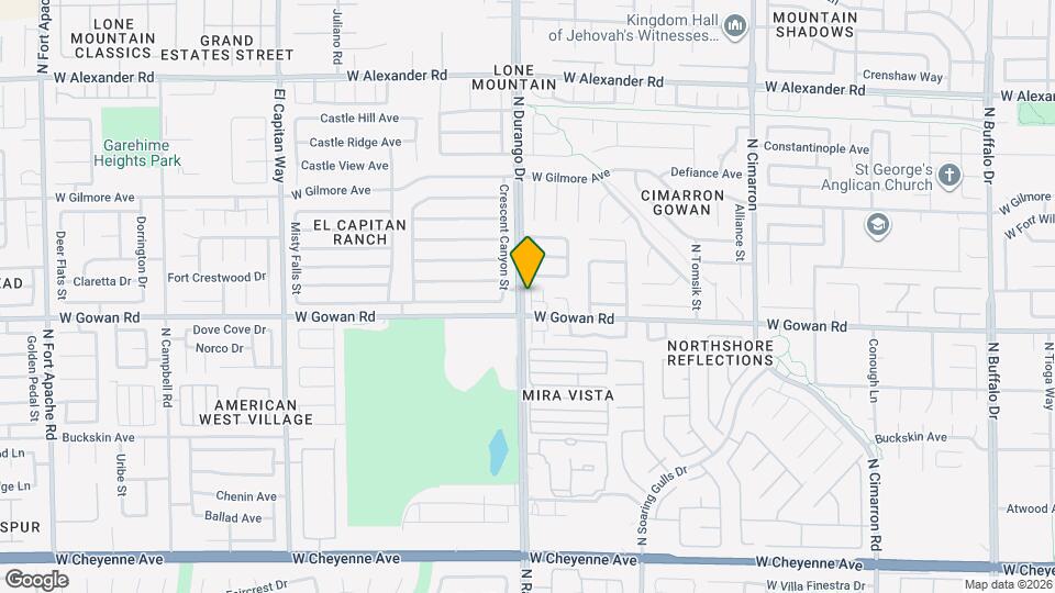 3625 Cabernet St Map and Location Details