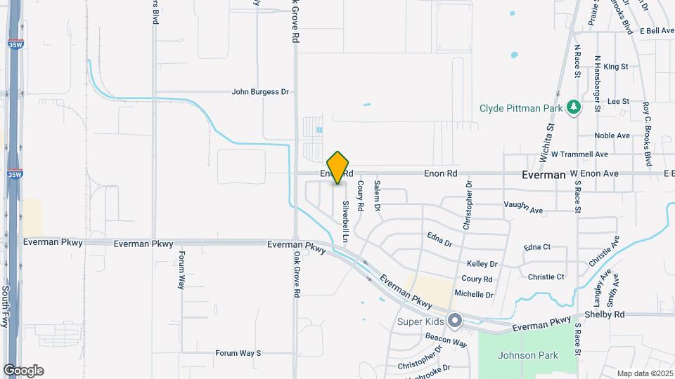 8421 Yellow Buckeye Dr Map and Location Details