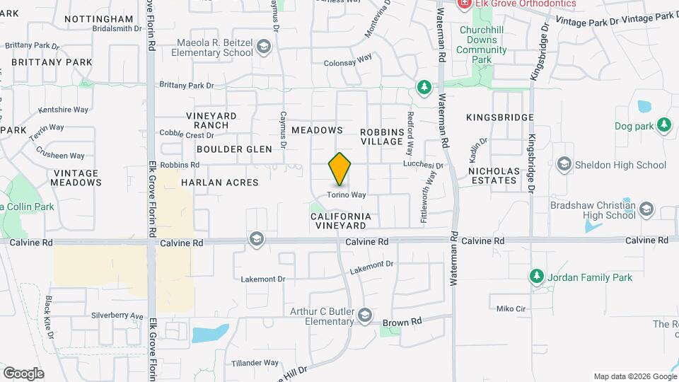 9143 Torino Way Map and Location Details