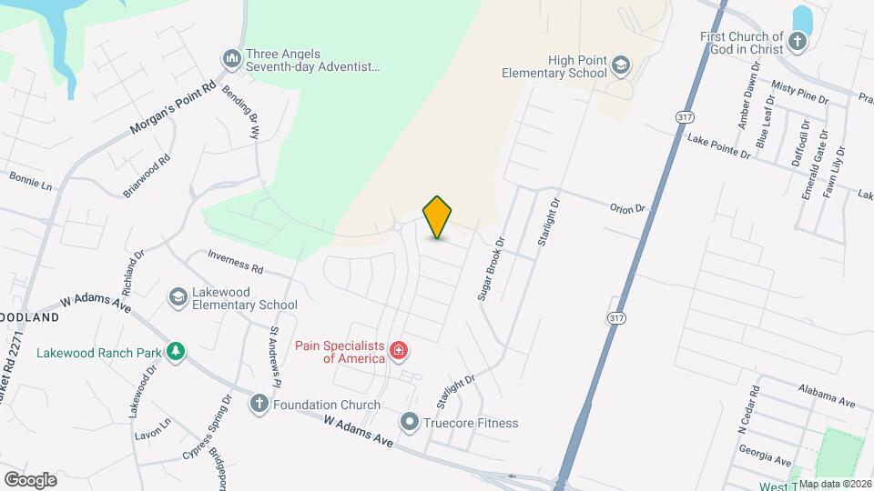 10231 Six Shooter Ln Map and Location Details