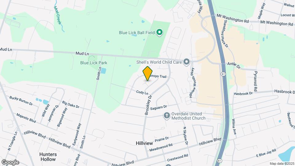 4513 Mesa Ct Map and Location Details