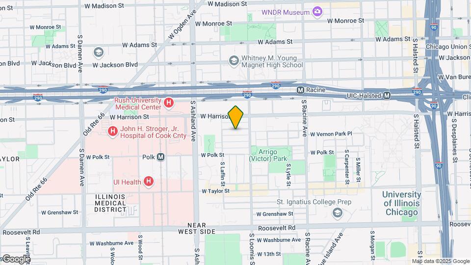1433 W. Flournoy Mapa y Detalles de la Ubicación