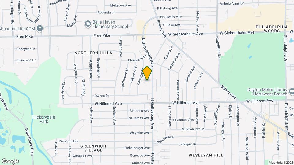 4409 Danado Dr Mapa y Detalles de la Ubicación