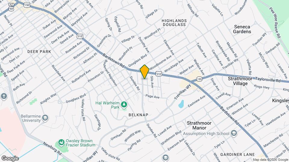 1908 Woodbourne Ave Map and Location Details