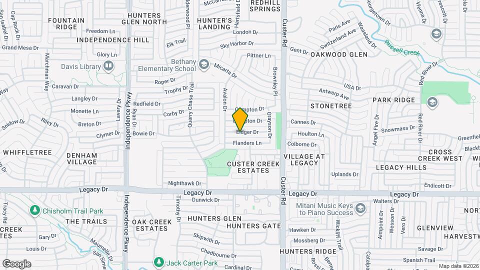 2312 Eldger Dr Map and Location Details